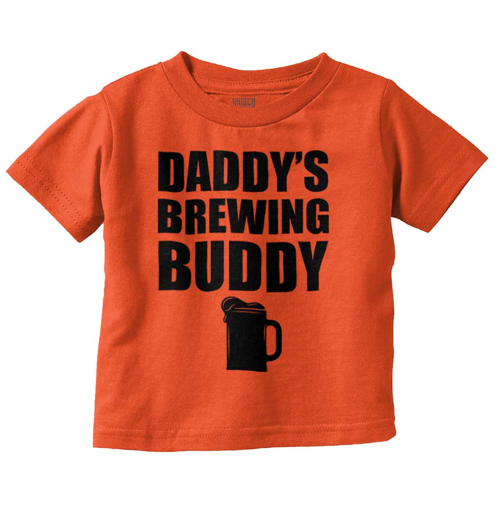 Brewing Buddy Infant Toddler T Shirt-Direct To Garment Print-Brisco Baby
