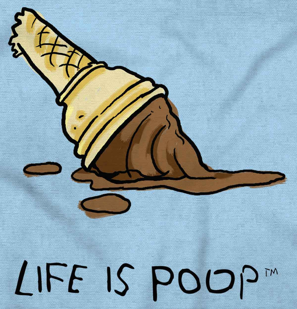 Dropped Cone Infant Toddler T Shirt-Direct To Garment Print-Brisco Baby