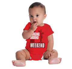 Hanging Around Romper Bodysuit-Direct To Garment Print-Brisco Baby