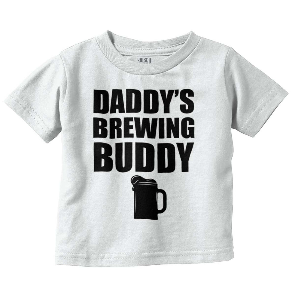Brewing Buddy Infant Toddler T Shirt-Direct To Garment Print-Brisco Baby