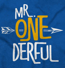 Mr. Onederful Romper Bodysuit-Direct To Garment Print-Brisco Baby