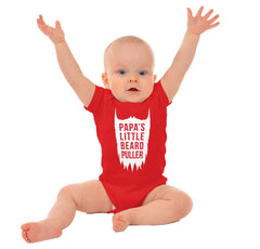 Papa's Little Bread Puller Romper Bodysuit-Direct To Garment Print-Brisco Baby