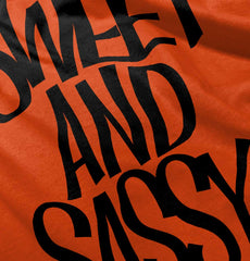 Sweet and Sassy Infant Toddler T Shirt-Direct To Garment Print-Brisco Baby
