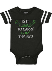 Is It Legal Football Romper Bodysuit-Direct To Garment Print-Brisco Baby