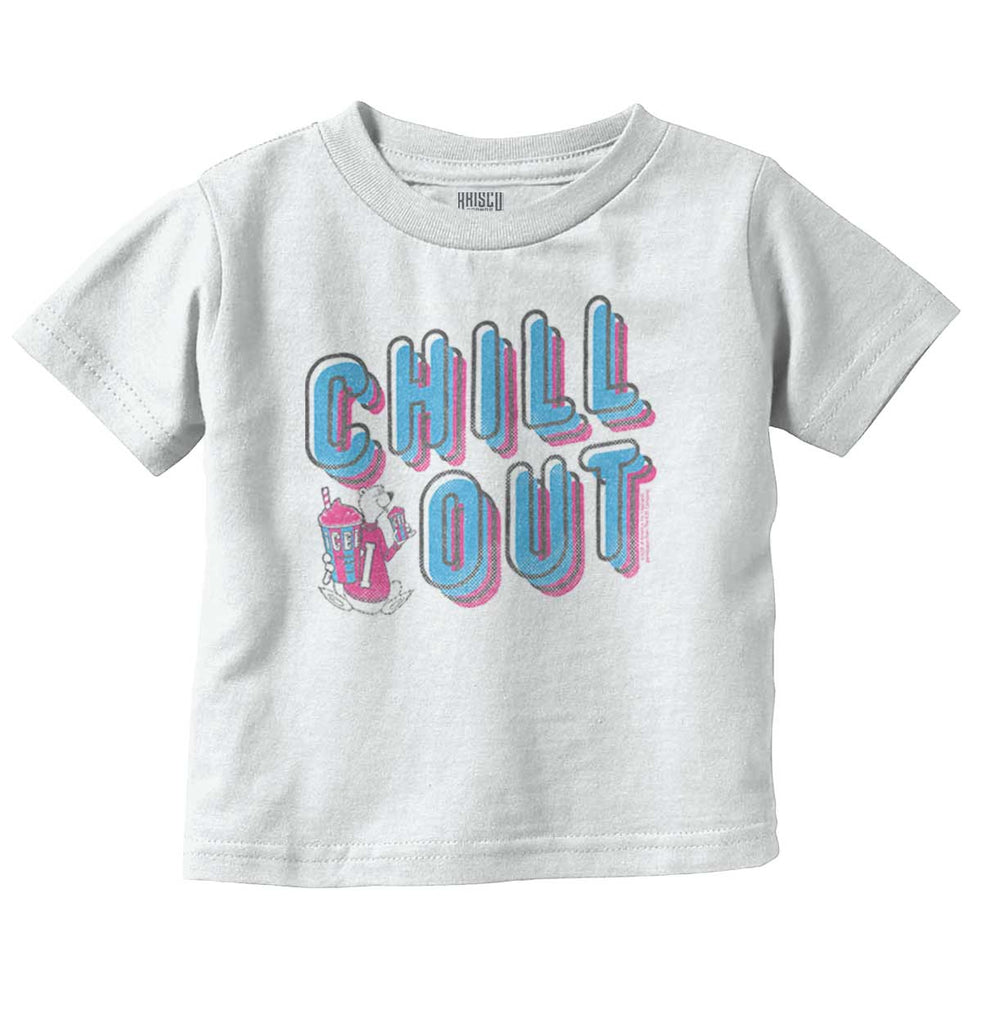 Retro Chill Infant Toddler T Shirt-Direct To Garment Print-Brisco Baby