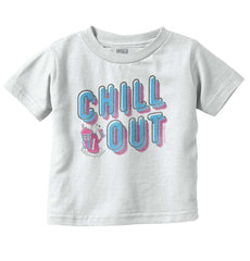 Retro Chill Infant Toddler T Shirt-Direct To Garment Print-Brisco Baby