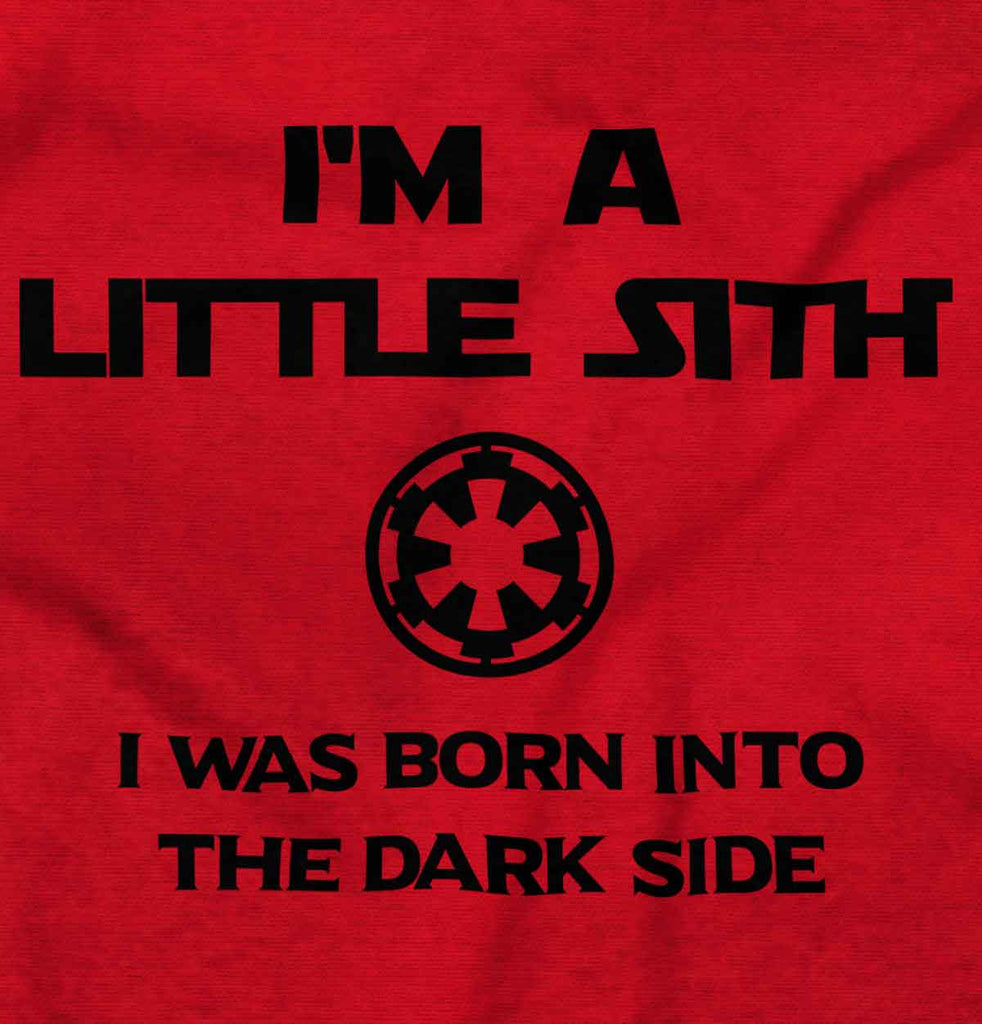 Little Sith Dark Side Infant Toddler T Shirt-Direct To Garment Print-Brisco Baby