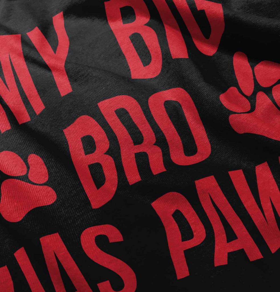 Big Bro Has Paws Baby Polka Dot Skirt Dress-Direct To Garment Print-Brisco Baby