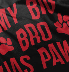 Big Bro Has Paws Baby Polka Dot Skirt Dress-Direct To Garment Print-Brisco Baby