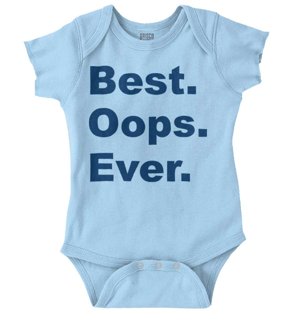 Best Oops Ever Romper Bodysuit-Direct To Garment Print-Brisco Baby