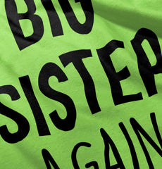 Big Sister Again Romper Bodysuit-Direct To Garment Print-Brisco Baby