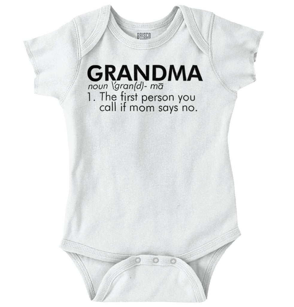 Grandma Defined Romper Bodysuit-Direct To Garment Print-Brisco Baby