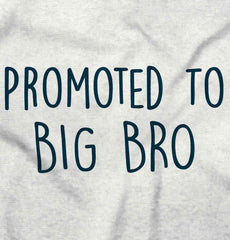 Promoted To Big Bro Romper Bodysuit-Direct To Garment Print-Brisco Baby