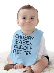 Chubby Babies Infant Baby Bib-Direct To Garment Print-Brisco Baby