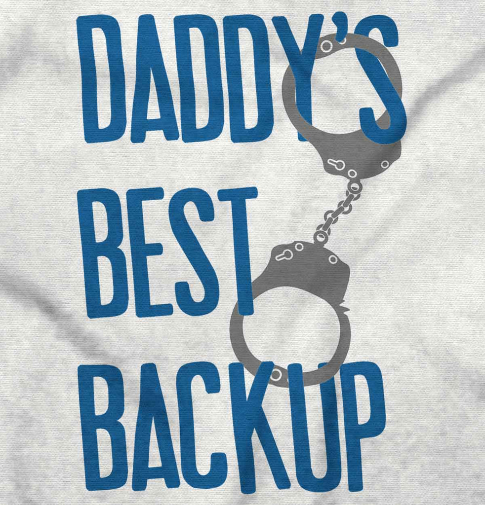 Daddy's Best Backup Romper Bodysuit-Direct To Garment Print-Brisco Baby