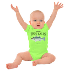 Striped Bass Romper Bodysuit-Direct To Garment Print-Brisco Baby