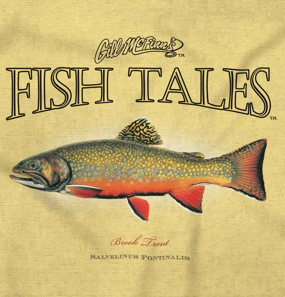 Brook Trout Fish Infant Toddler T Shirt-Direct To Garment Print-Brisco Baby