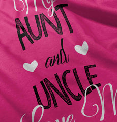 Aunt And Uncle Infant Toddler T Shirt-Direct To Garment Print-Brisco Baby