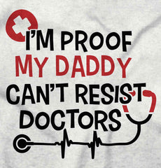 Cant Resist Doctors Romper Bodysuit-Direct To Garment Print-Brisco Baby