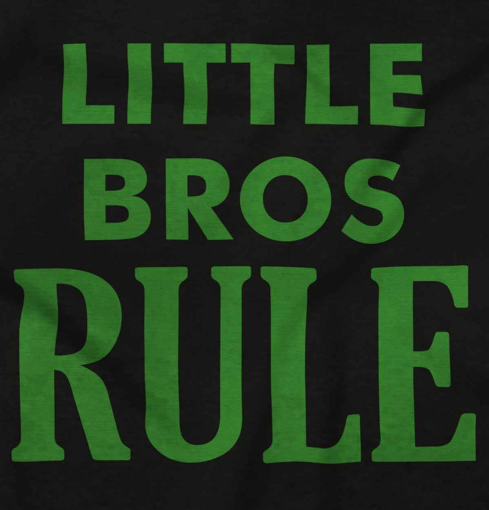 Little Bros Rule Infant Baby Bib-Direct To Garment Print-Brisco Baby