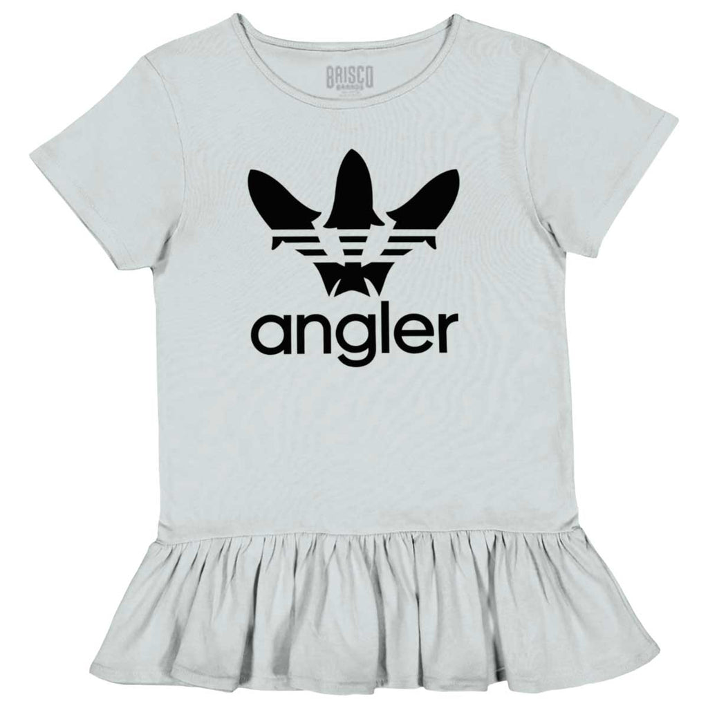 Angler Ruffle Bottom Tee-Direct To Garment Print-Brisco Baby