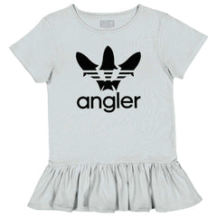 Angler Ruffle Bottom Tee-Direct To Garment Print-Brisco Baby