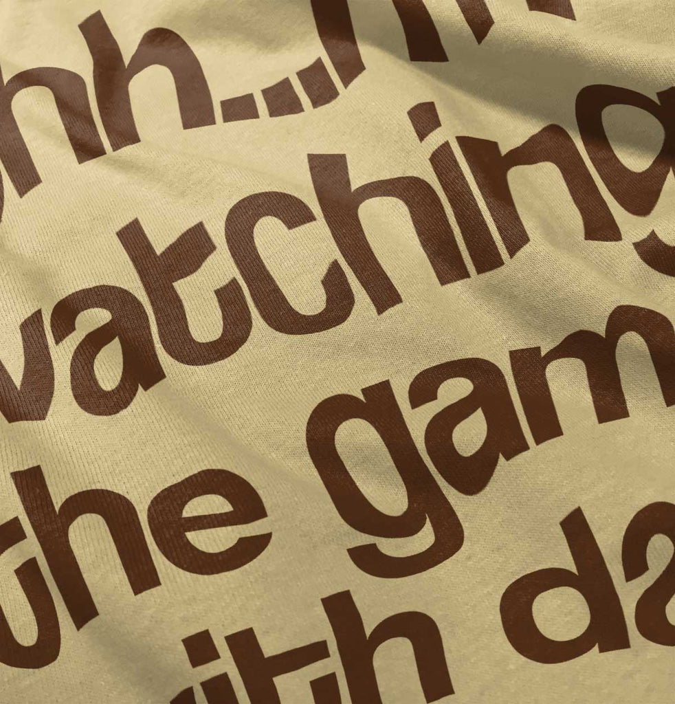 Watching the Game Romper Bodysuit-Direct To Garment Print-Brisco Baby