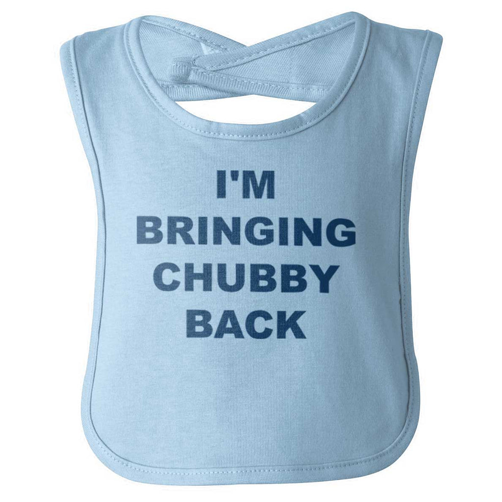 Chubby Back Infant Baby Bib-Direct To Garment Print-Brisco Baby