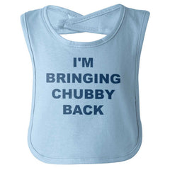 Chubby Back Infant Baby Bib-Direct To Garment Print-Brisco Baby