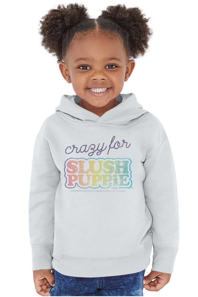 Crazy For Slush Puppie Toddler Pullover Hoodie-Direct To Garment Print-Brisco Baby