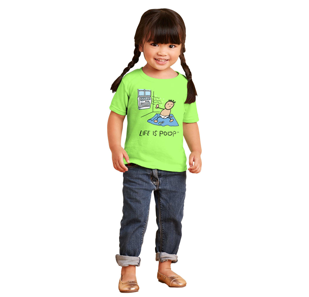 Cold Air Infant Toddler T Shirt-Direct To Garment Print-Brisco Baby