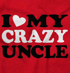 My Crazy Uncle Romper Bodysuit-Direct To Garment Print-Brisco Baby