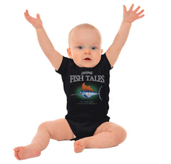 Saw-Toothed Sailfish Romper Bodysuit-Direct To Garment Print-Brisco Baby