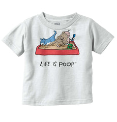 Dog Sandbox Infant Toddler T Shirt-Direct To Garment Print-Brisco Baby
