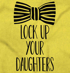 Lock Up Your Daughters Romper Bodysuit-Direct To Garment Print-Brisco Baby