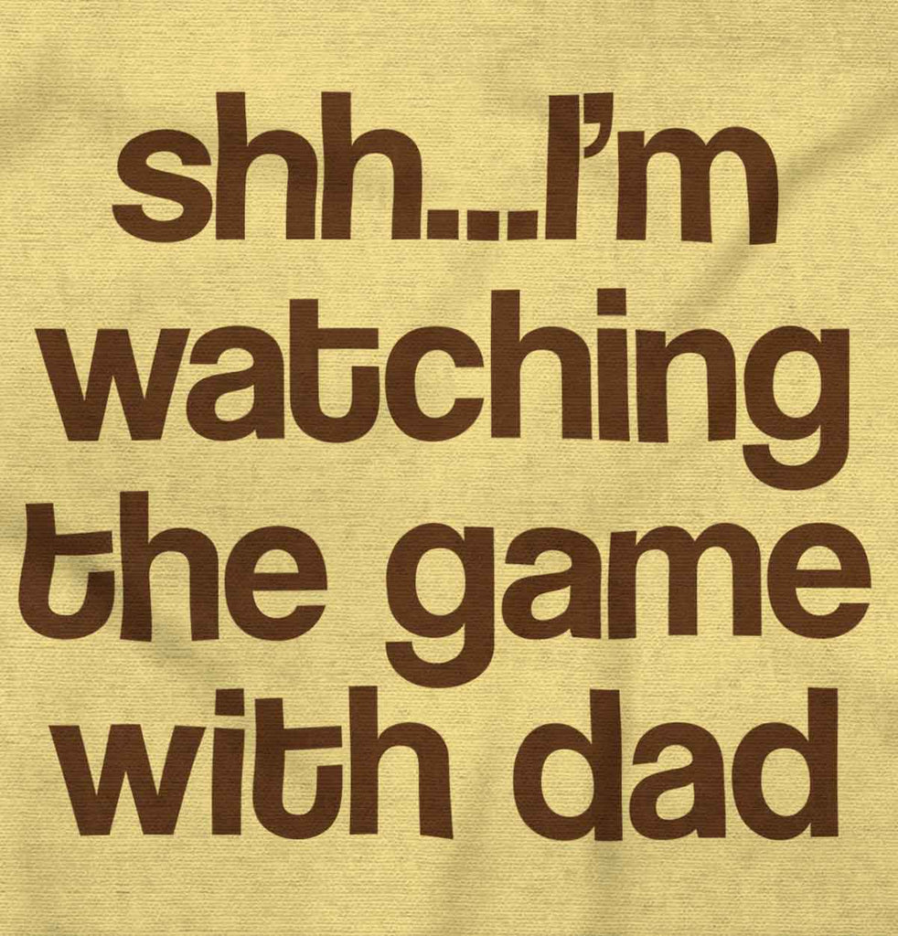 Watching the Game Infant Toddler T Shirt-Direct To Garment Print-Brisco Baby