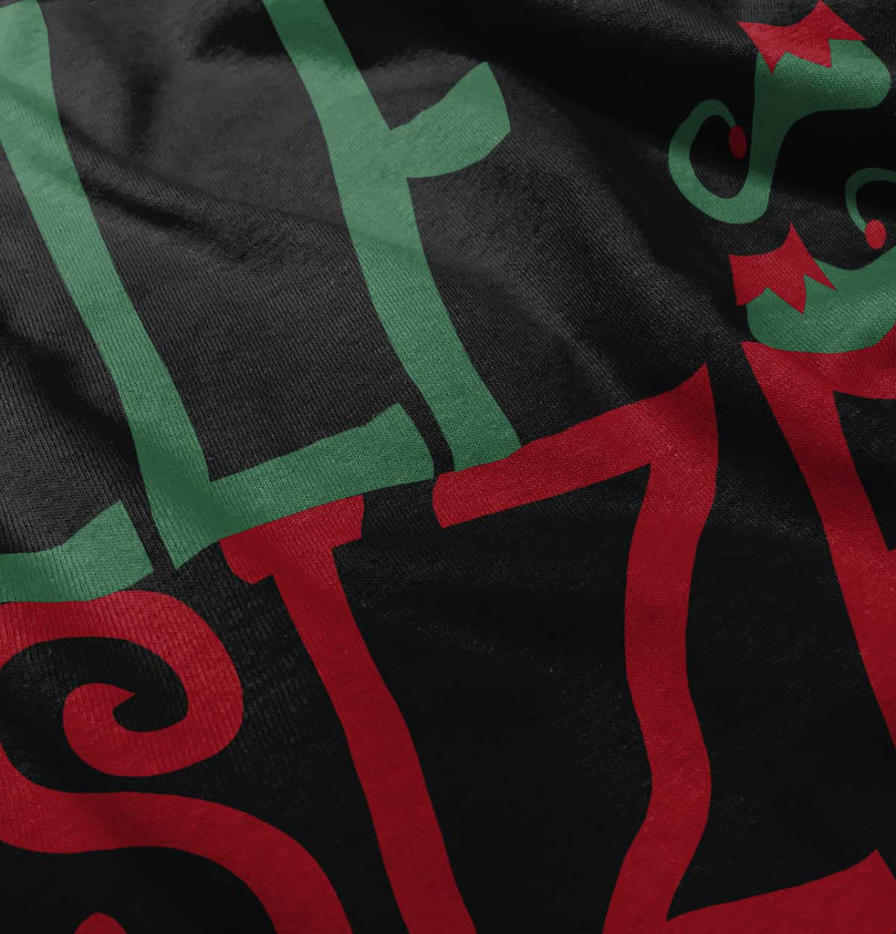 Elf Size Infant Toddler T Shirt-Direct To Garment Print-Brisco Baby
