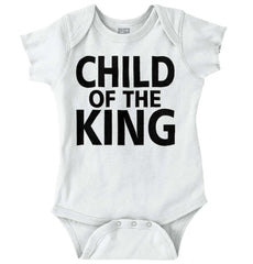 Child Of The King Romper Bodysuit-Direct To Garment Print-Brisco Baby