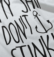 Ship Don't Stink Infant Baby Bib-Direct To Garment Print-Brisco Baby