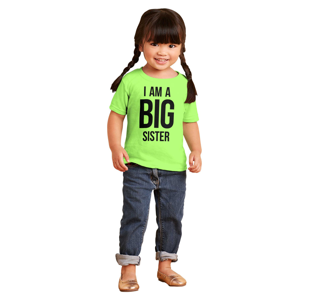 I Have A Big Sister Infant Toddler T Shirt-Direct To Garment Print-Brisco Baby