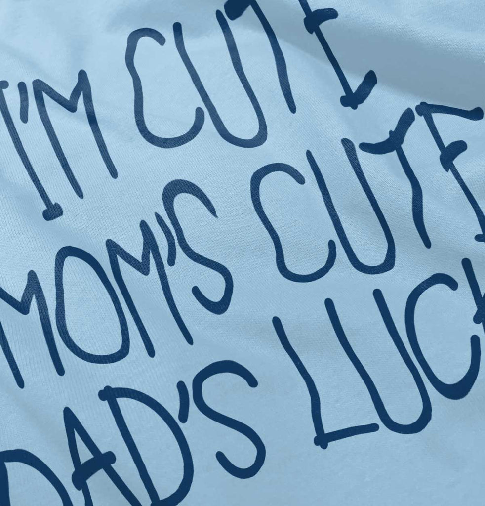 Dad's Lucky Infant Toddler T Shirt-Direct To Garment Print-Brisco Baby