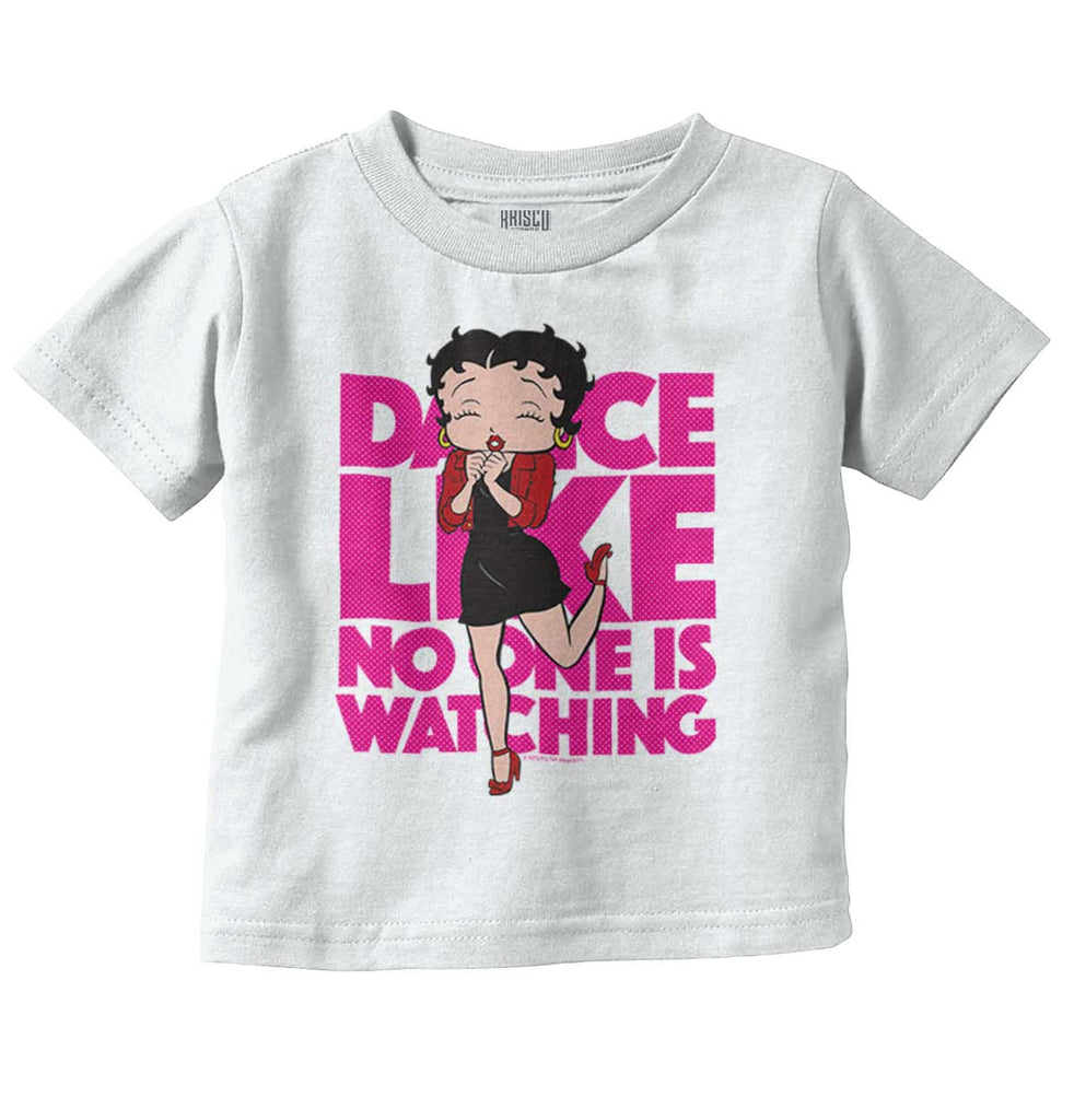 Dancing Betty Infant Toddler T Shirt-Direct To Garment Print-Brisco Baby