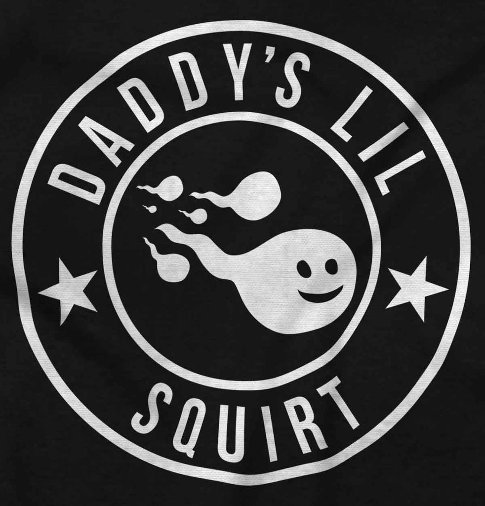 Daddy's Lil Squirt Romper Bodysuit-Direct To Garment Print-Brisco Baby