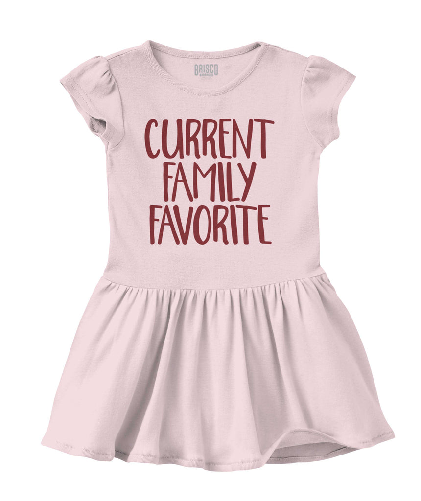 Family Favorite Solid Baby Infant Dress-Direct To Garment Print-Brisco Baby