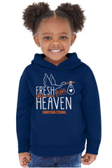 Fresh From Heaven Toddler Pullover Hoodie-Direct To Garment Print-Brisco Baby