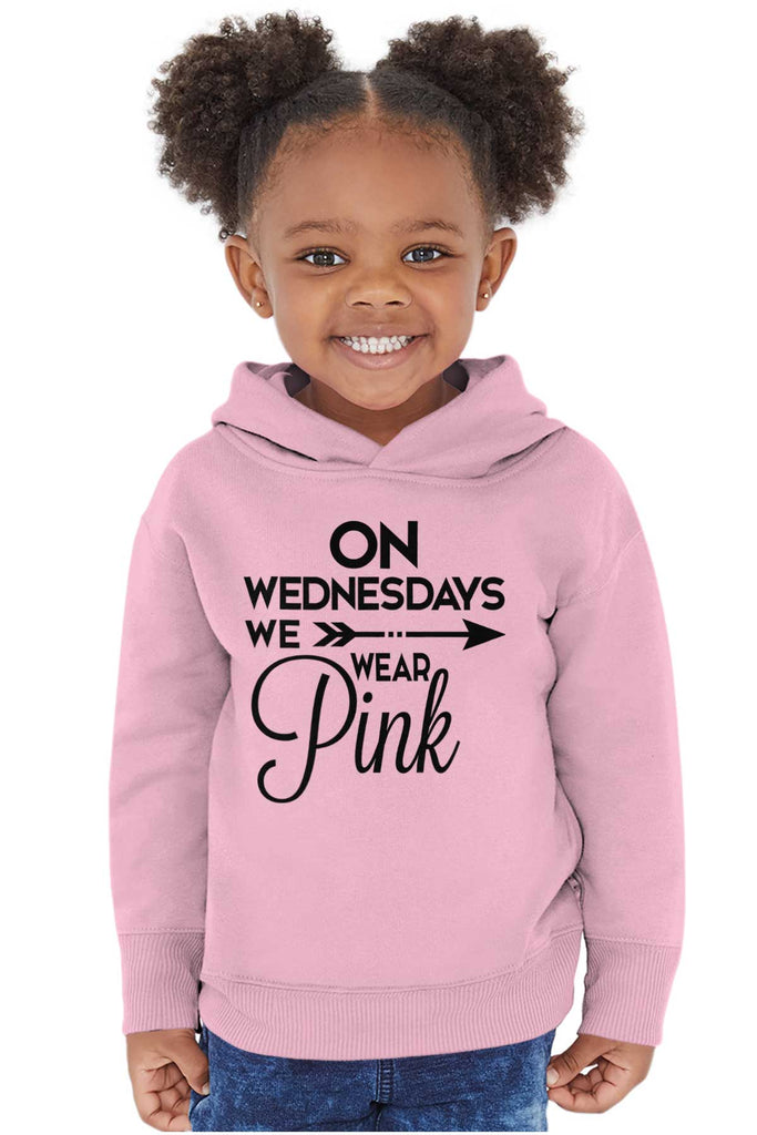 Wear Pink Toddler Pullover Hoodie-Direct To Garment Print-Brisco Baby