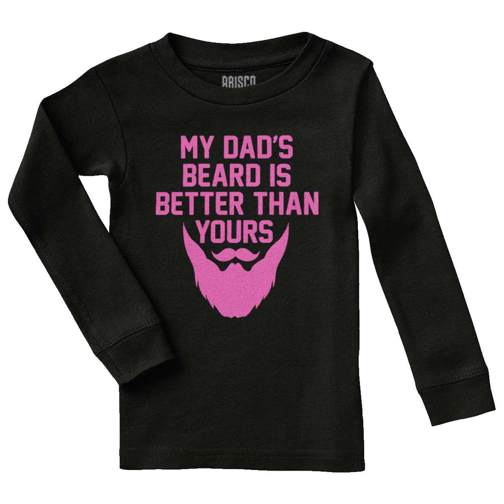 Dad's Beard Solid Baby Pajama Top-Direct To Garment Print-Brisco Baby