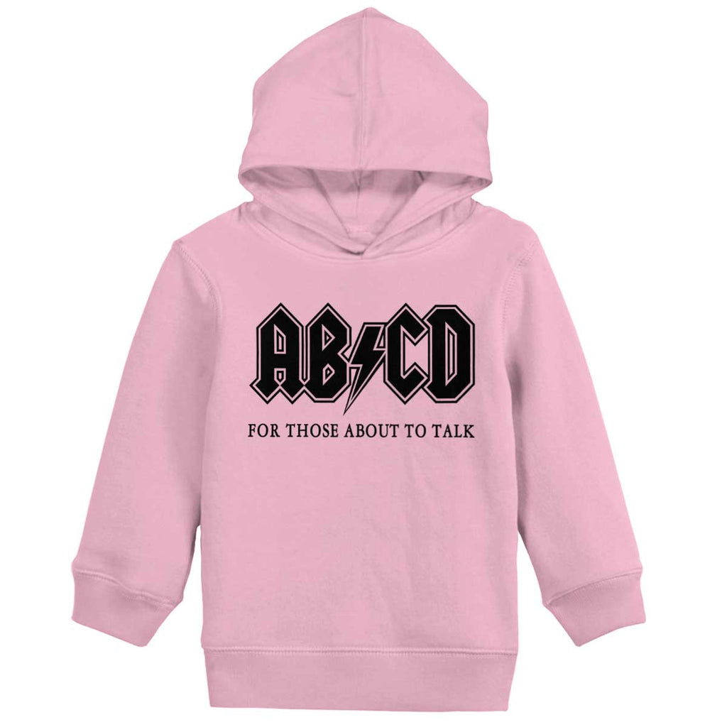 AB CD Toddler Pullover Hoodie-Direct To Garment Print-Brisco Baby