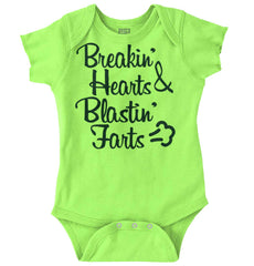 Blastin Farts Romper Bodysuit-Direct To Garment Print-Brisco Baby
