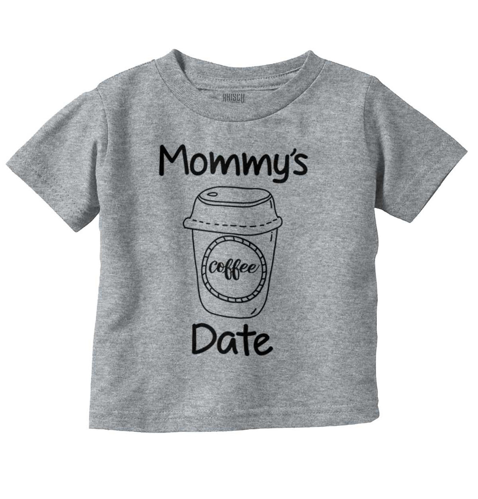 Mommy's Date Infant Toddler T Shirt-Direct To Garment Print-Brisco Baby